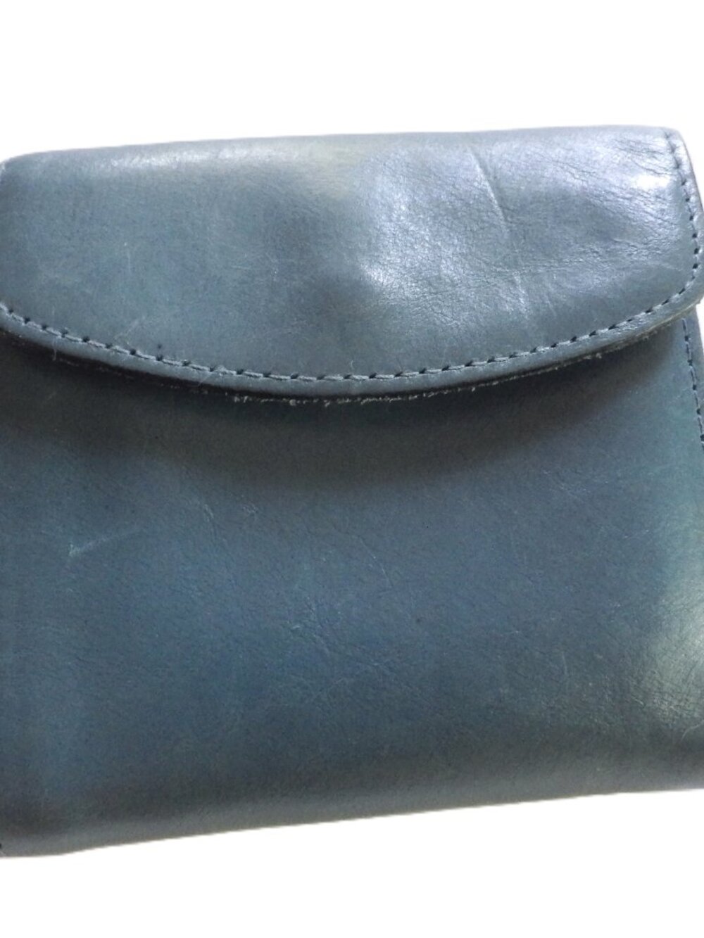Patricia Nash Blue Leather Wallet/ Change Purse